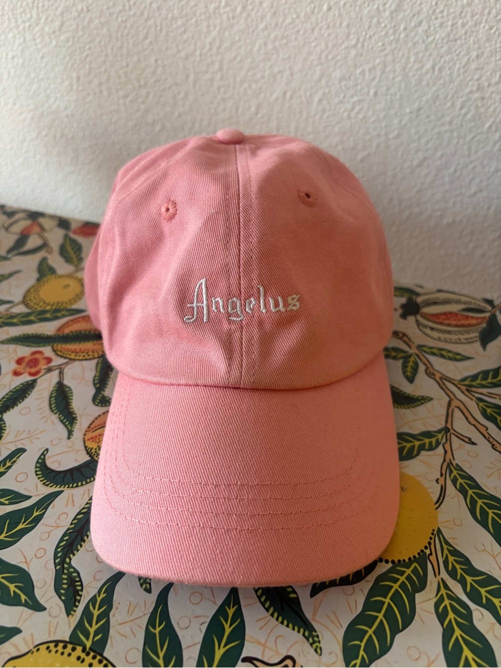 Angelus Pink Hat with Embroidered Logo